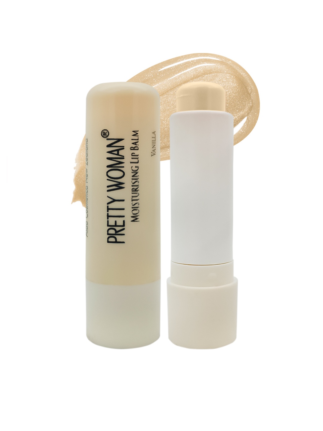 

Pretty Woman Moisturizing Vanilla Lip Balm for Dry & Chapped Lips, Cream