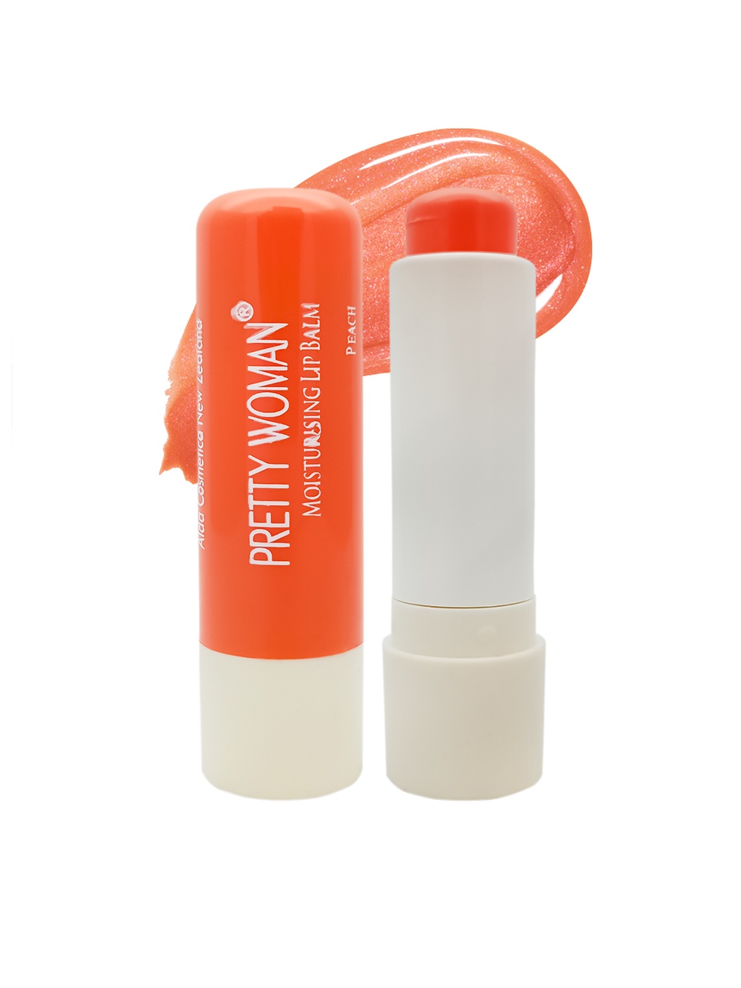 

Pretty Woman Moisturizing Peach Tinted Lip Balm for Dry & Chapped Lips