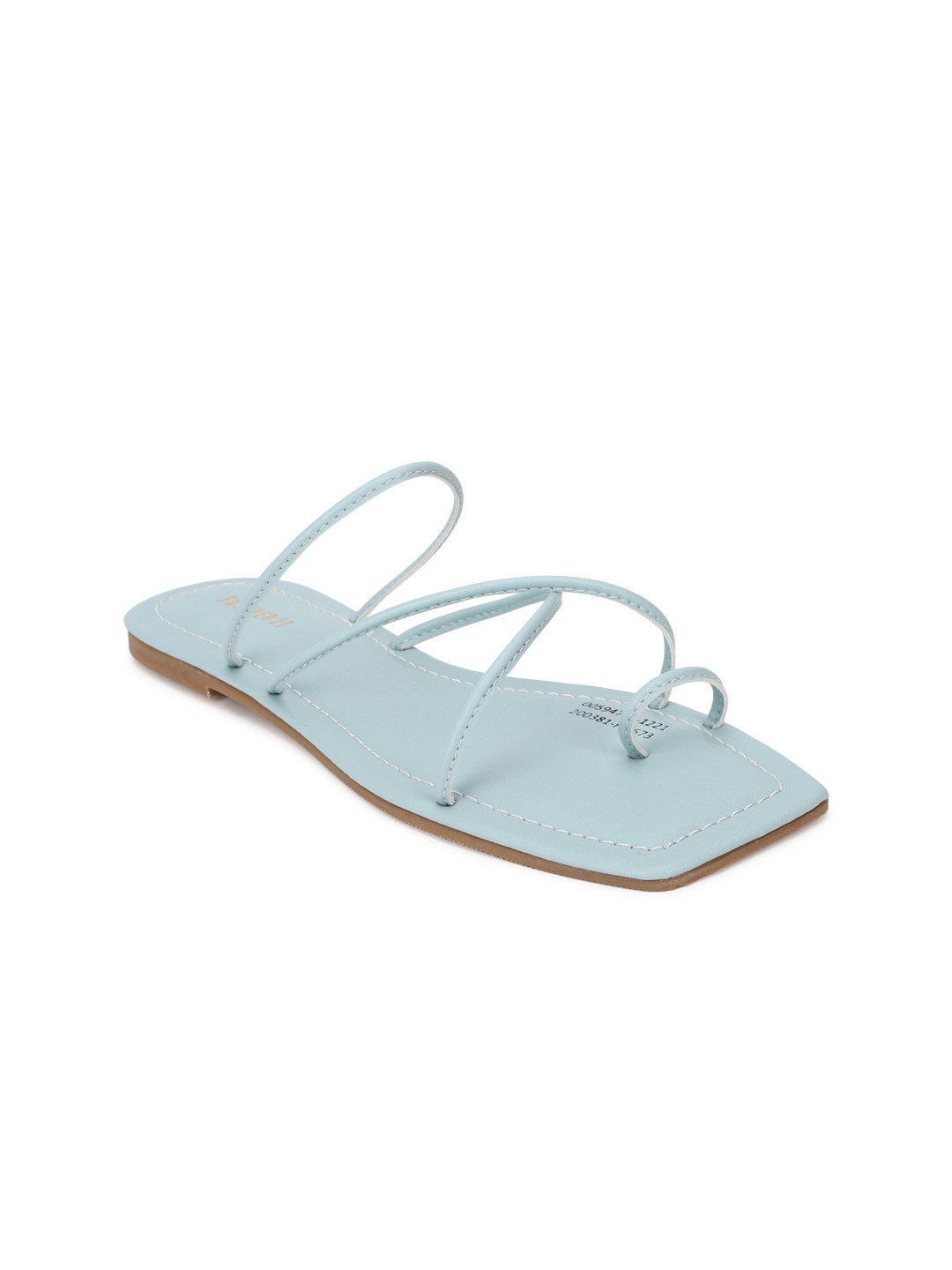 

FOREVER 21 Women Blue Open Toe Flats