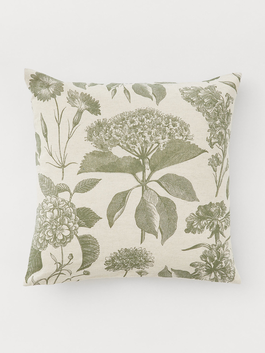 

H&M Green Patterned Cushion Cover