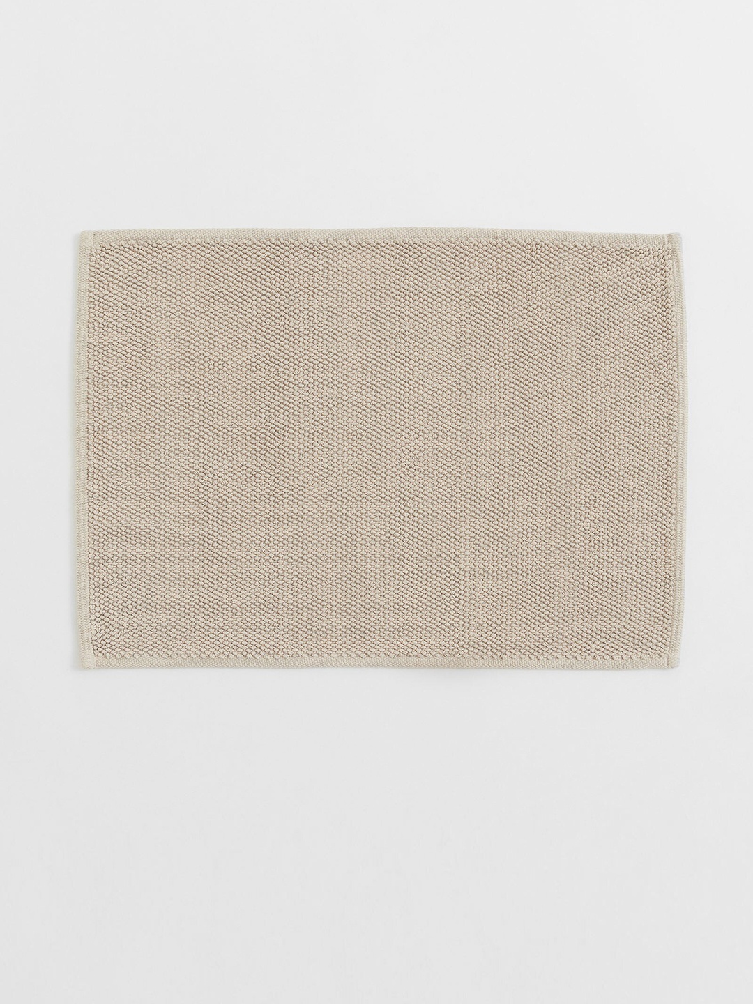 

H&M Beige Cotton Bath Mat