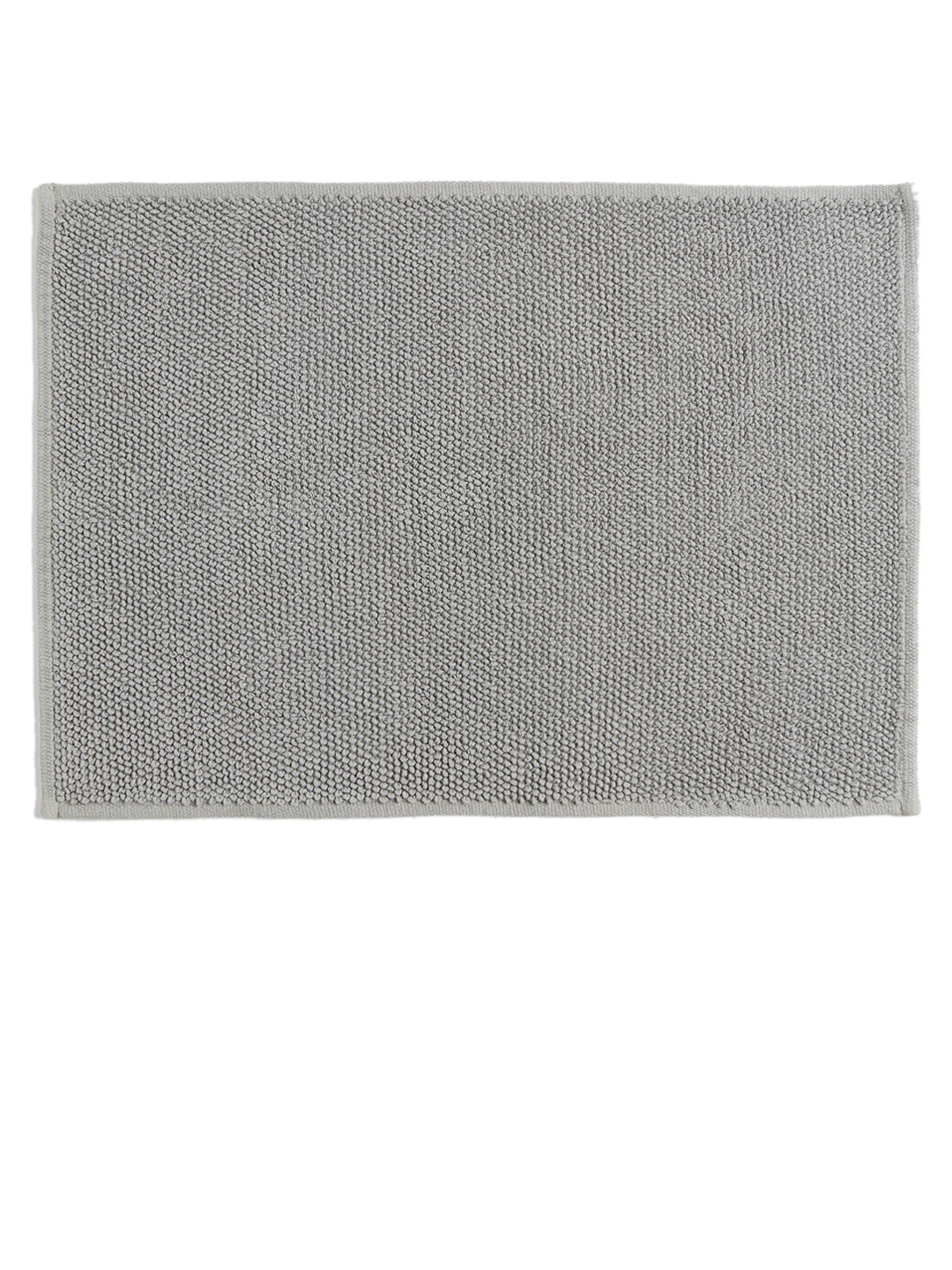 

H&M Grey Solid Cotton Bath Mat