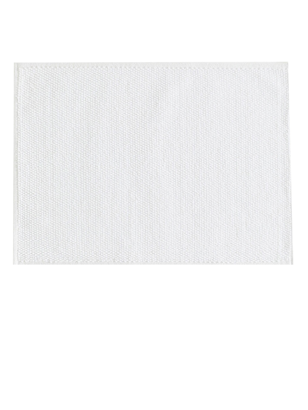 

H&M White Solid Cotton Bath Mat