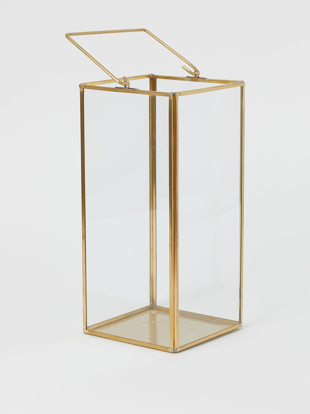 

H&M Gold Large metal candle holder