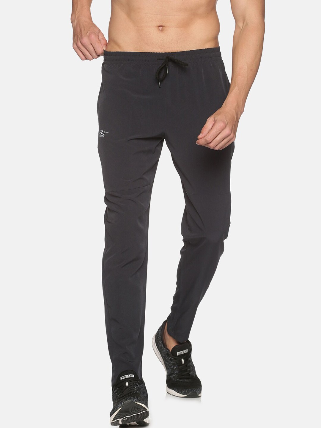 

ATTIITUDE Men Navy Blue Solid Slim-Fit Track Pants