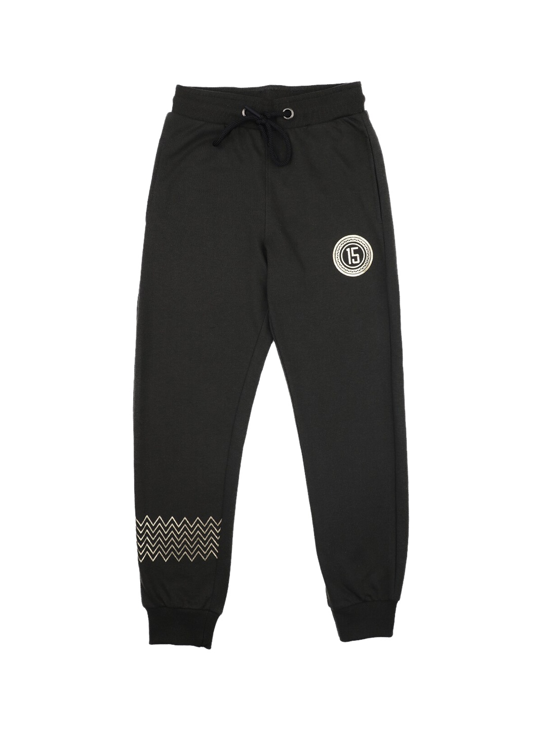 

Stupid Cupid Girls Olive-Green Solid Joggers