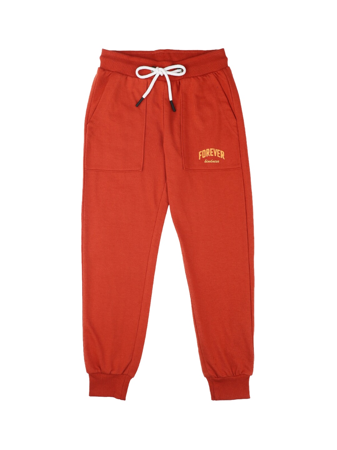 

Stupid Cupid Girls Rust Solid Joggers