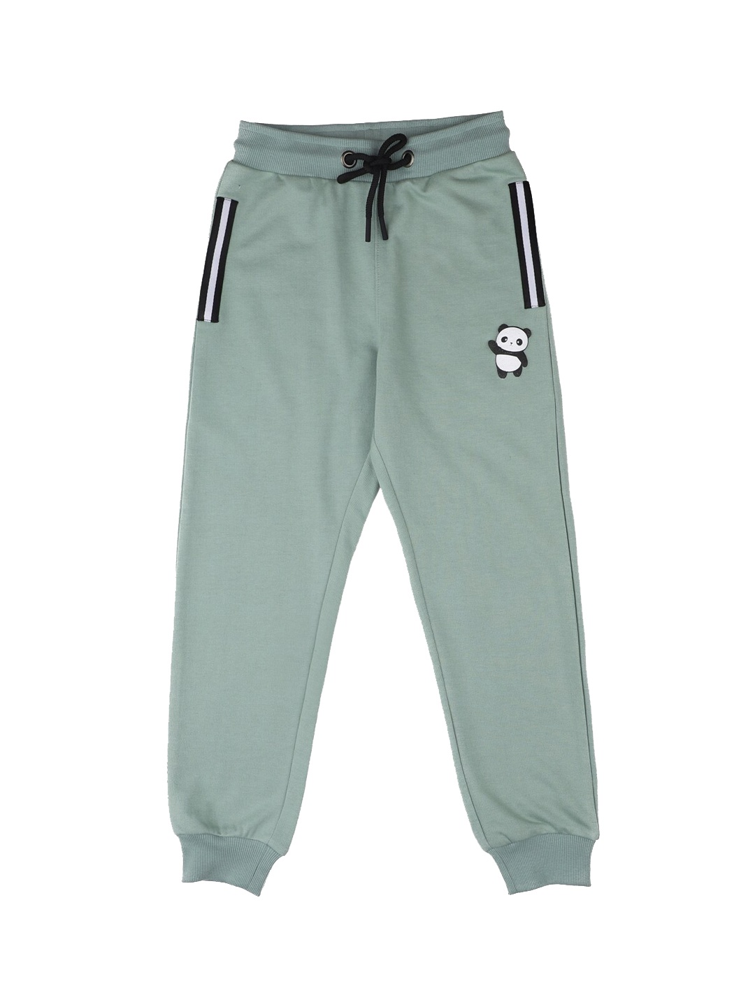 

Stupid Cupid Girls Green Solid Joggers