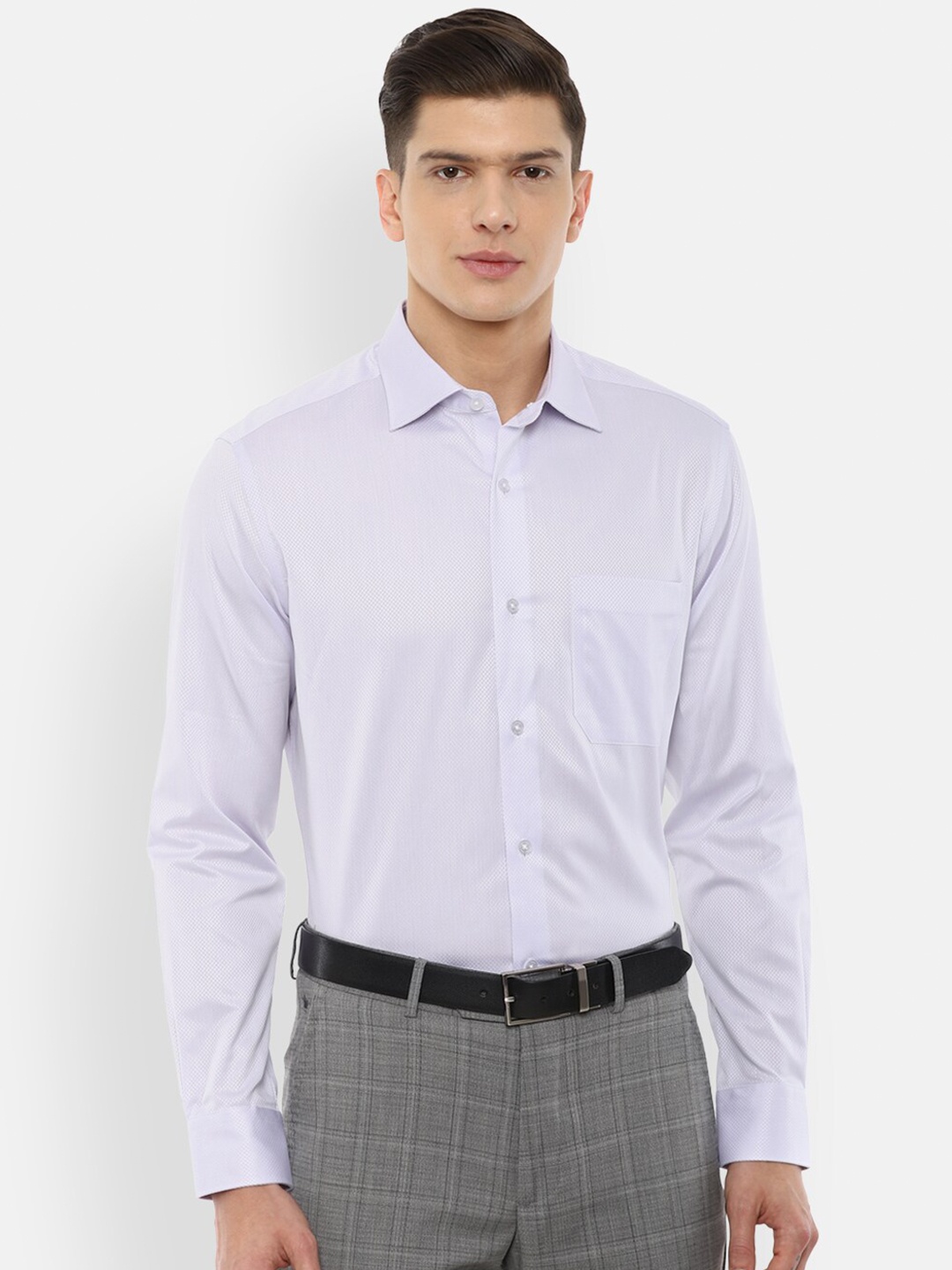 

Louis Philippe Gods & Kings Men Purple Formal Shirt