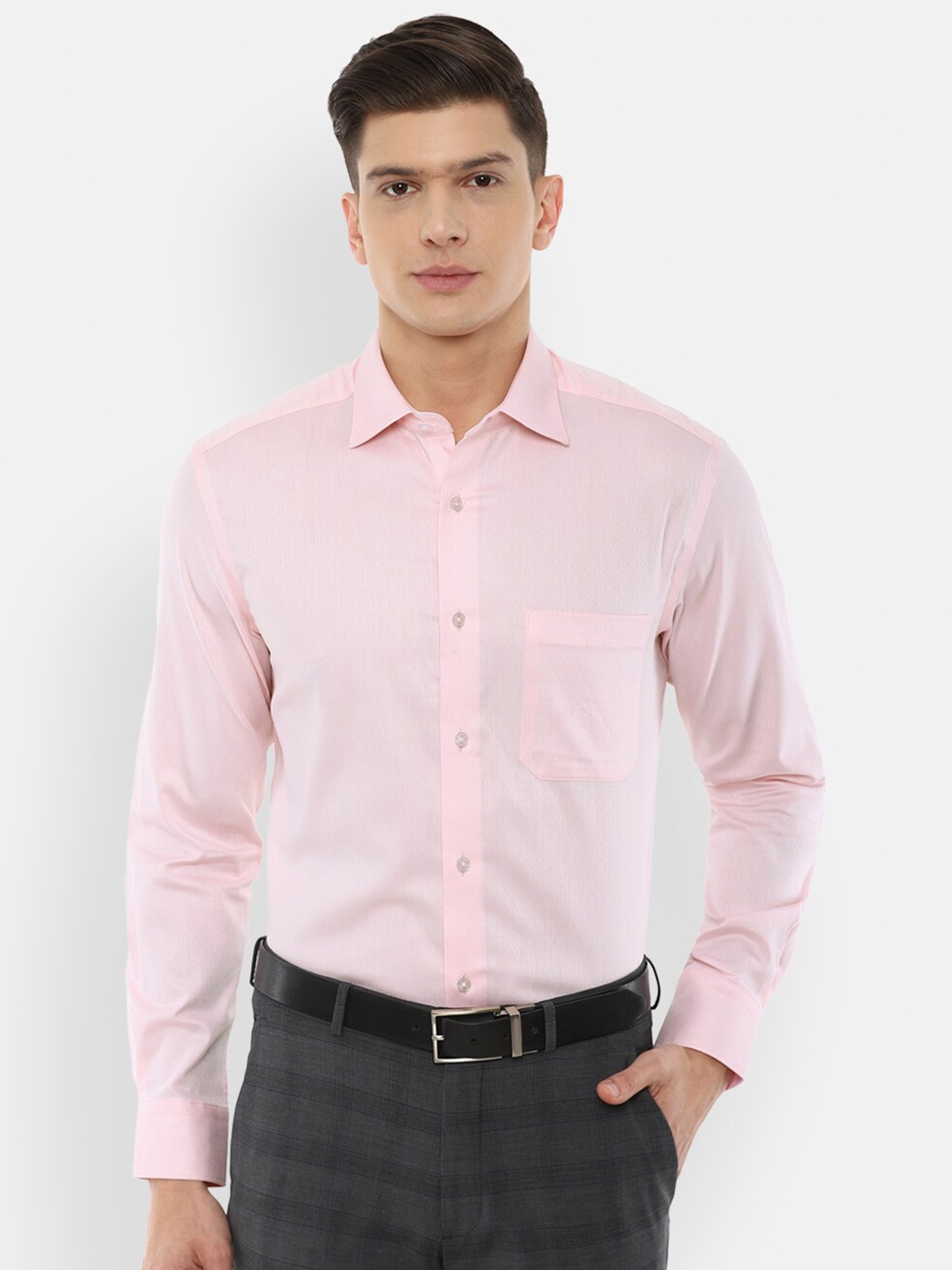 

Louis Philippe Gods & Kings Men Pink Formal Shirt