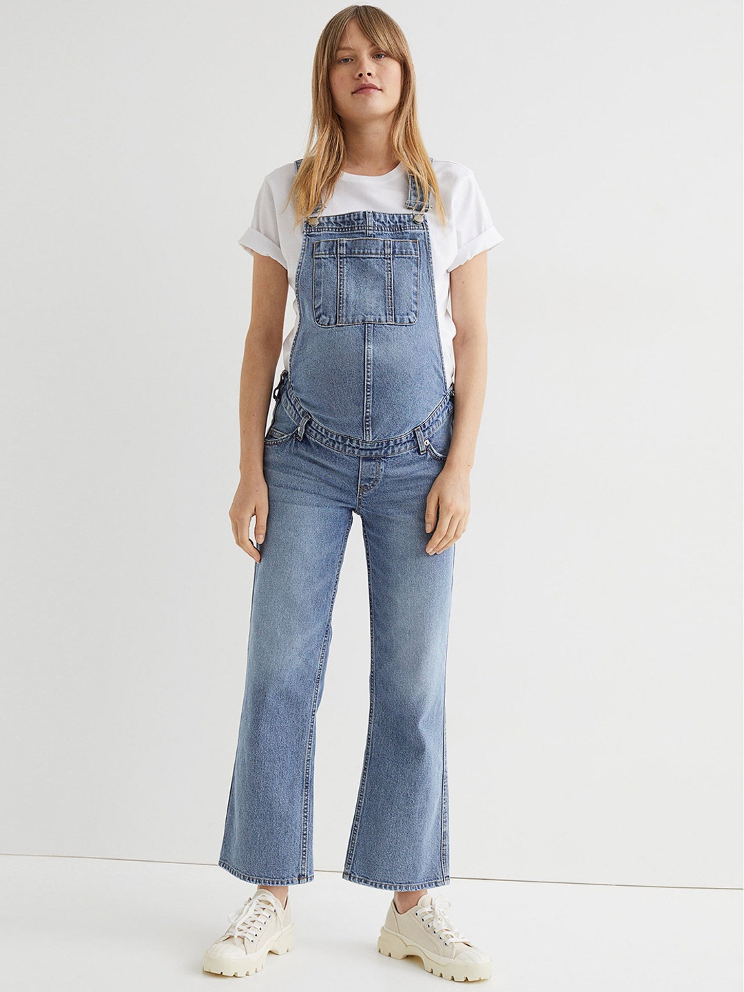 

H&M MAMA Blue Denim Dungarees