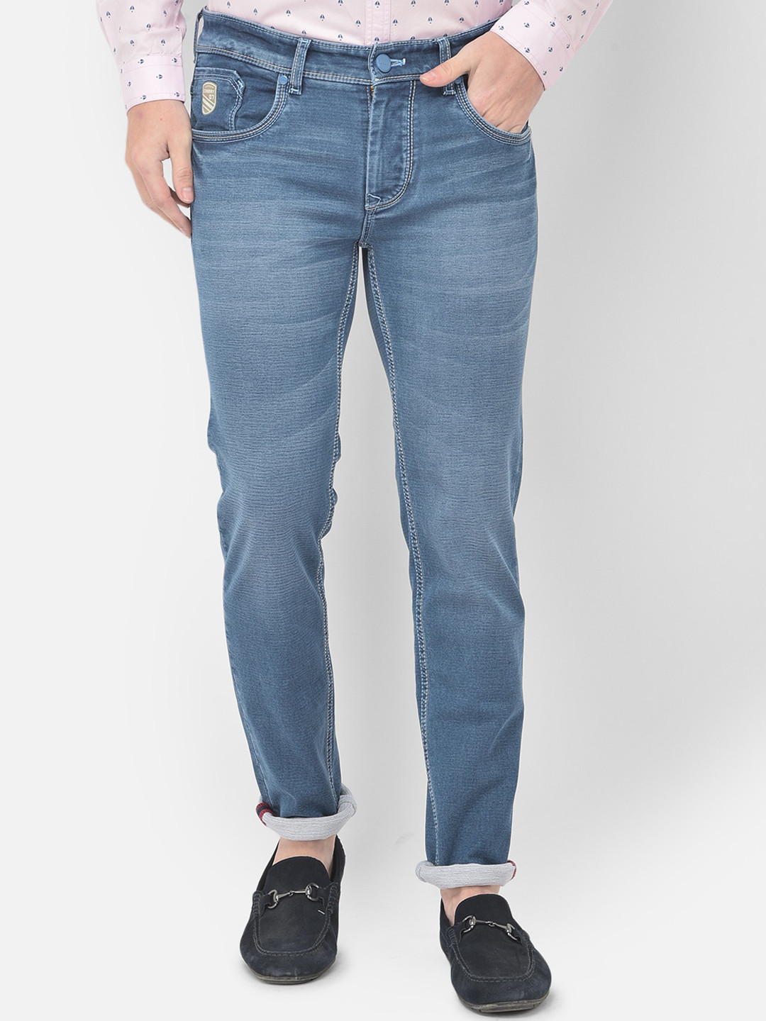 

Canary London Men Blue Smart Skinny Fit Stretchable Jeans