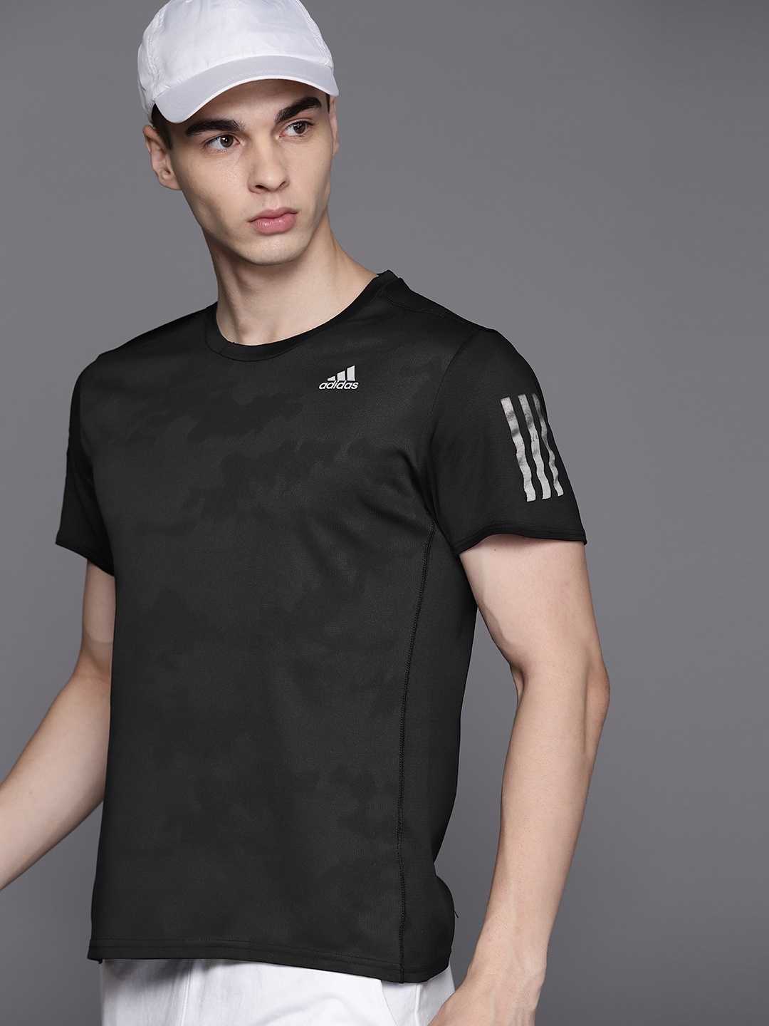 

ADIDAS HEAT.RDY CLIMACOOL Running T-shirt, Black
