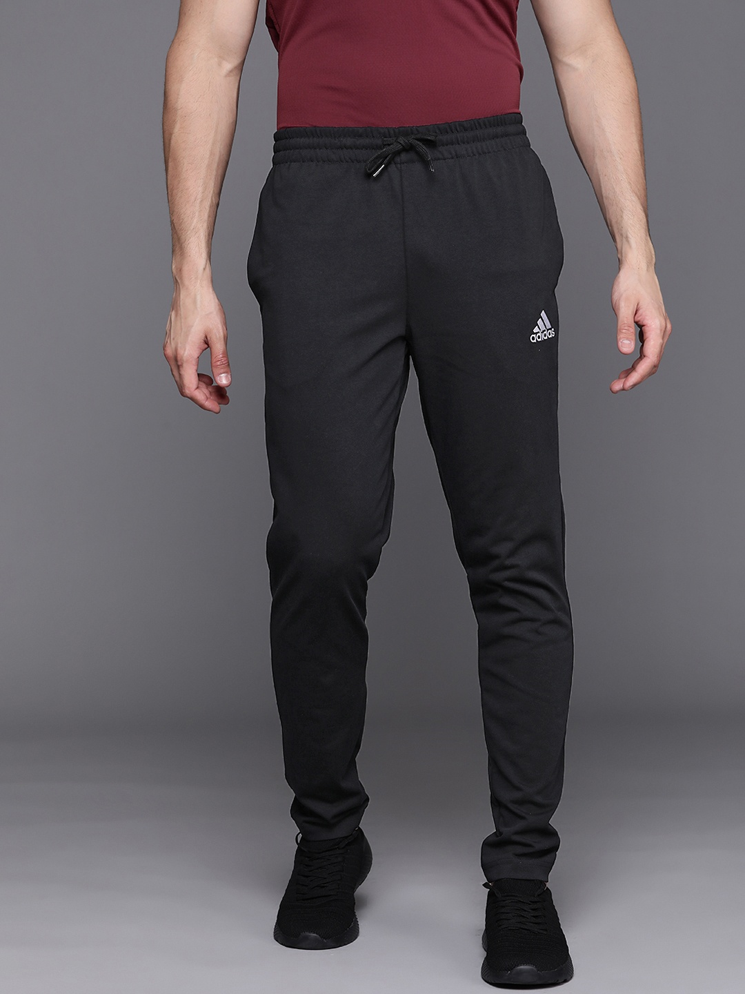

ADIDAS Men Black SL SJ TO Solid Track Pants