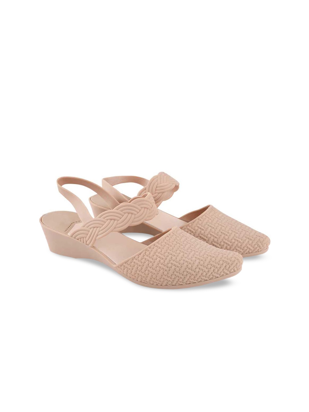 

Try Me Women Beige Mules Flats