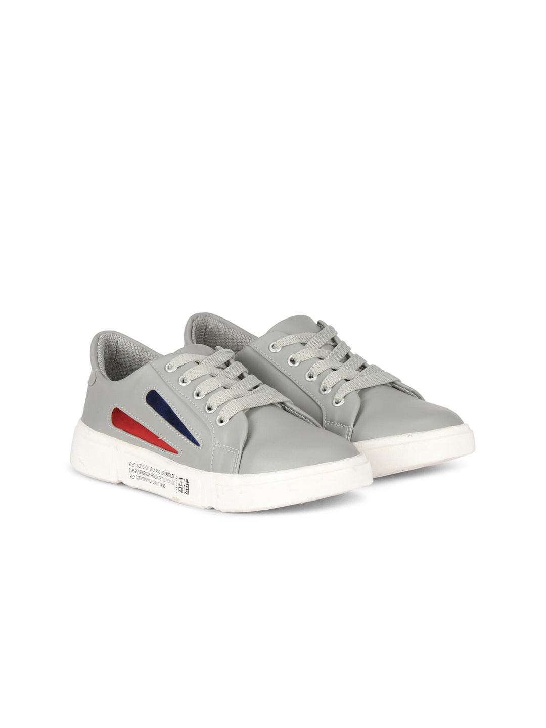 

MOZAFIA Women Grey Solid PU Sneakers