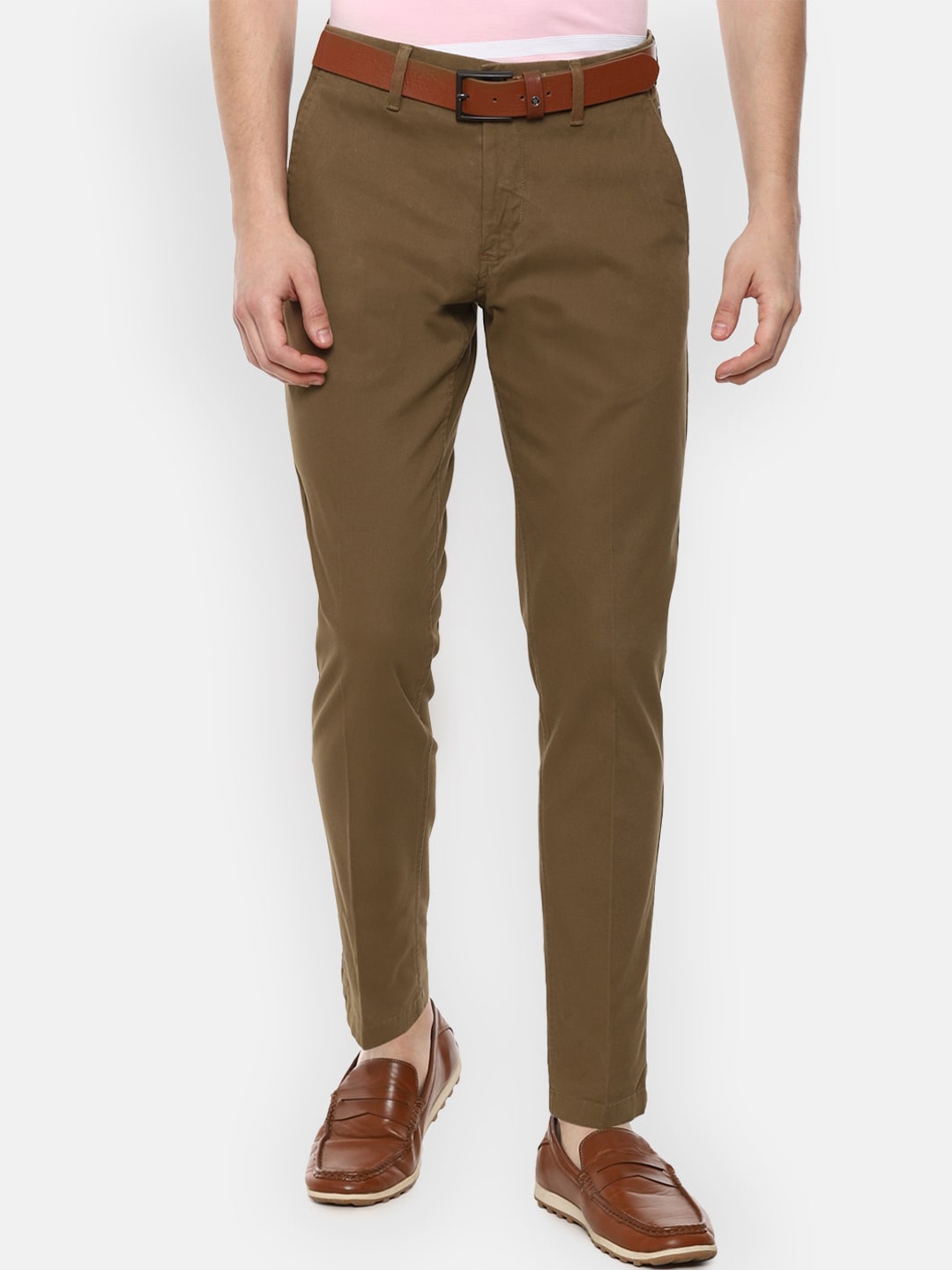 

Louis Philippe Sport Men Brown Cotton Slim Fit Trousers