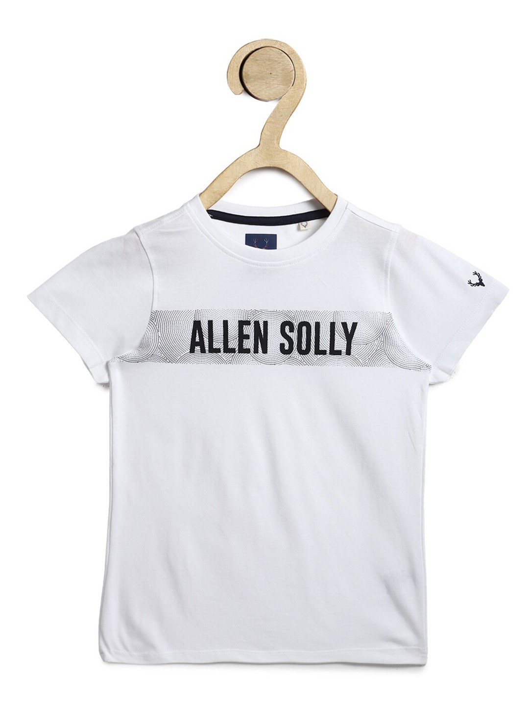 

Allen Solly Junior Boys White Typography Printed T-shirt