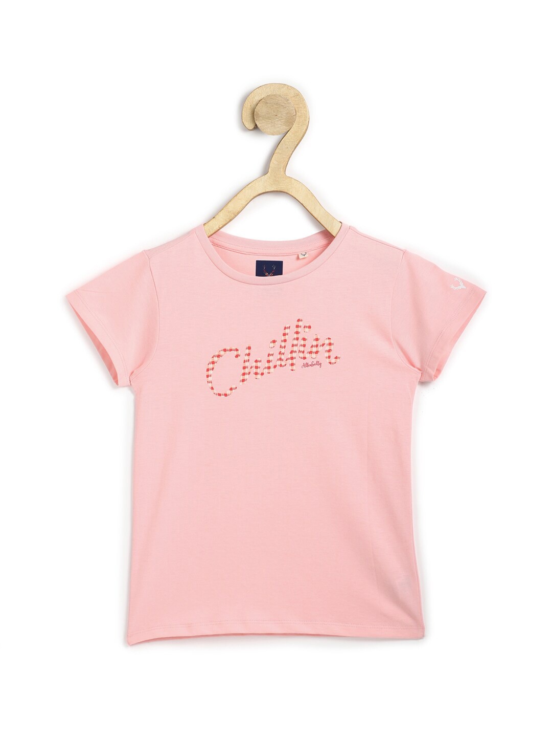 

Allen Solly Junior Girls Pink Typography T-shirt