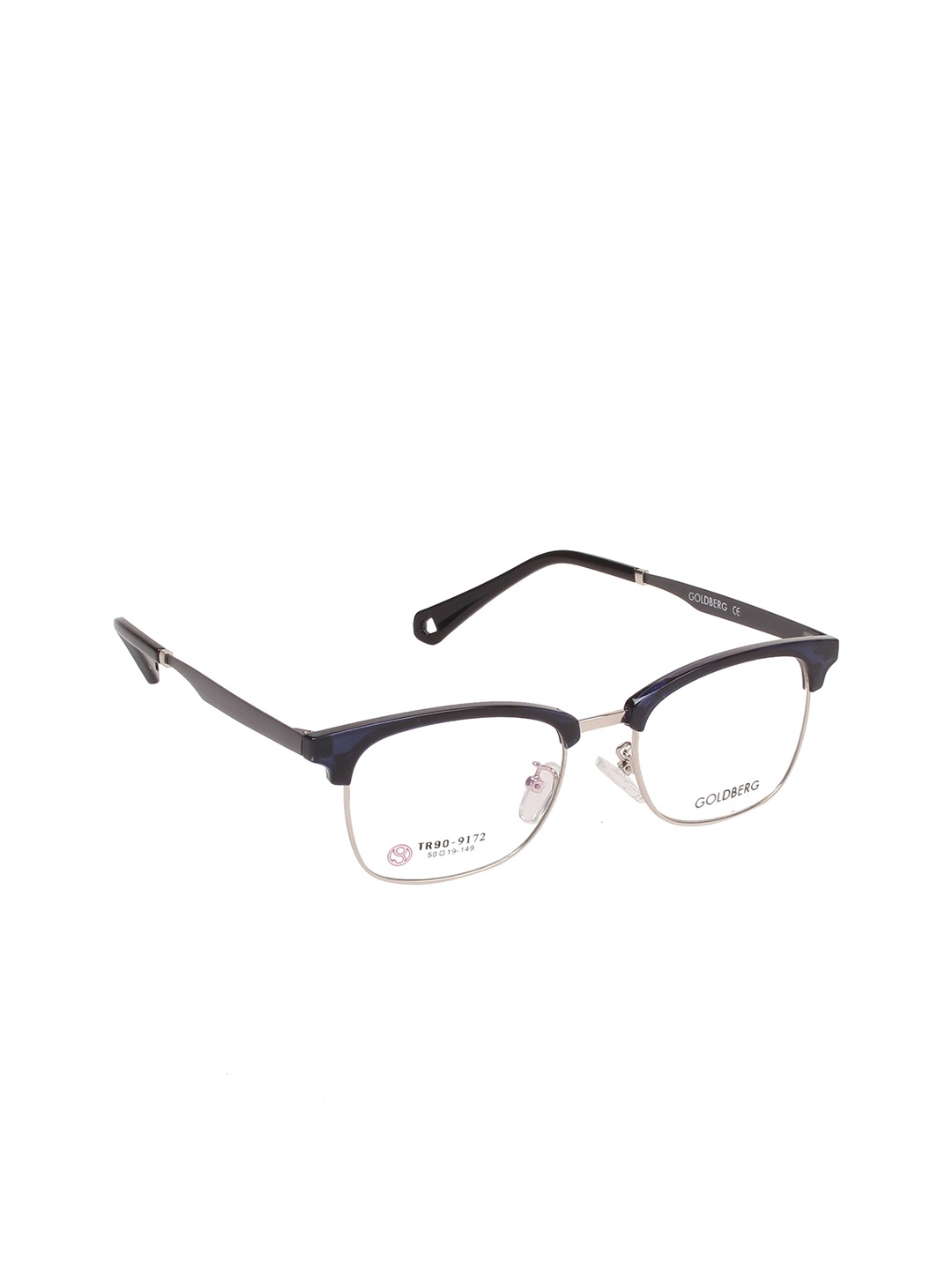 

Gold Berg Adult Blue & Grey Full Rim Browline Frames Eyeglasses