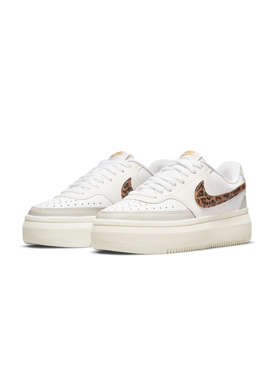 

Nike Women White Court Vision Alta Sneakers