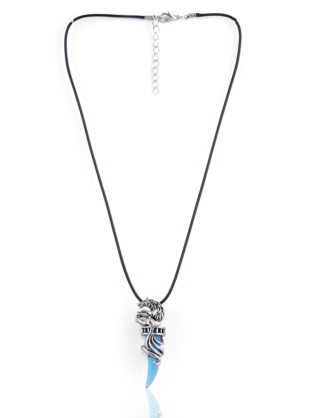 

EL REGALO Unisex Blue & Black Necklace