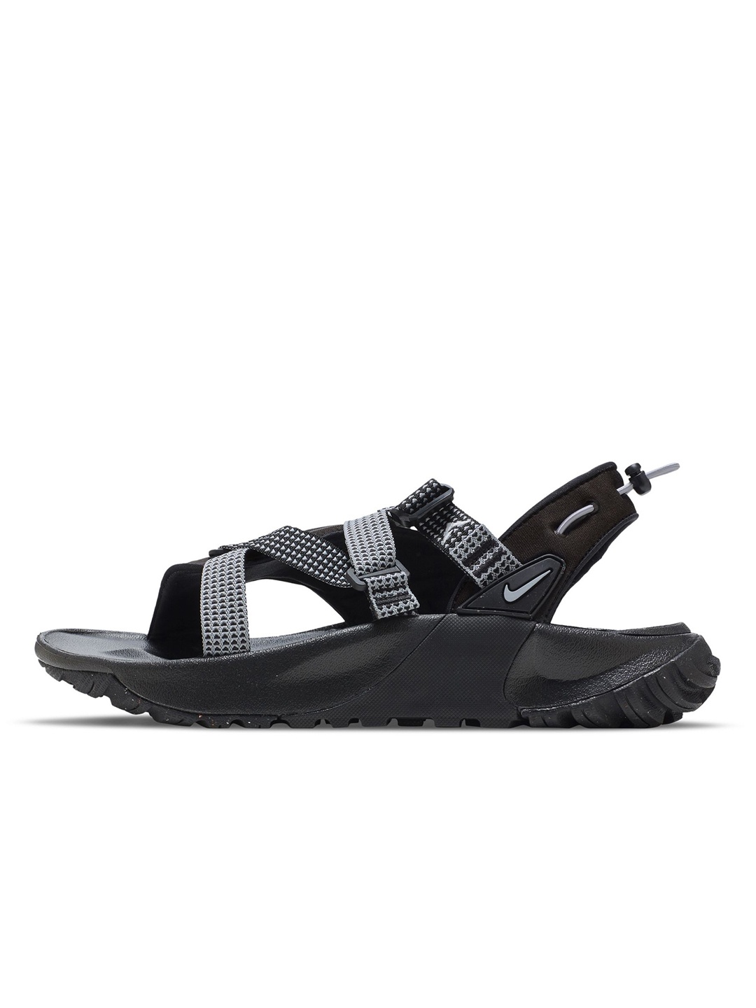 

NIKE Men Grey & Black Oneonta Sports Sandals