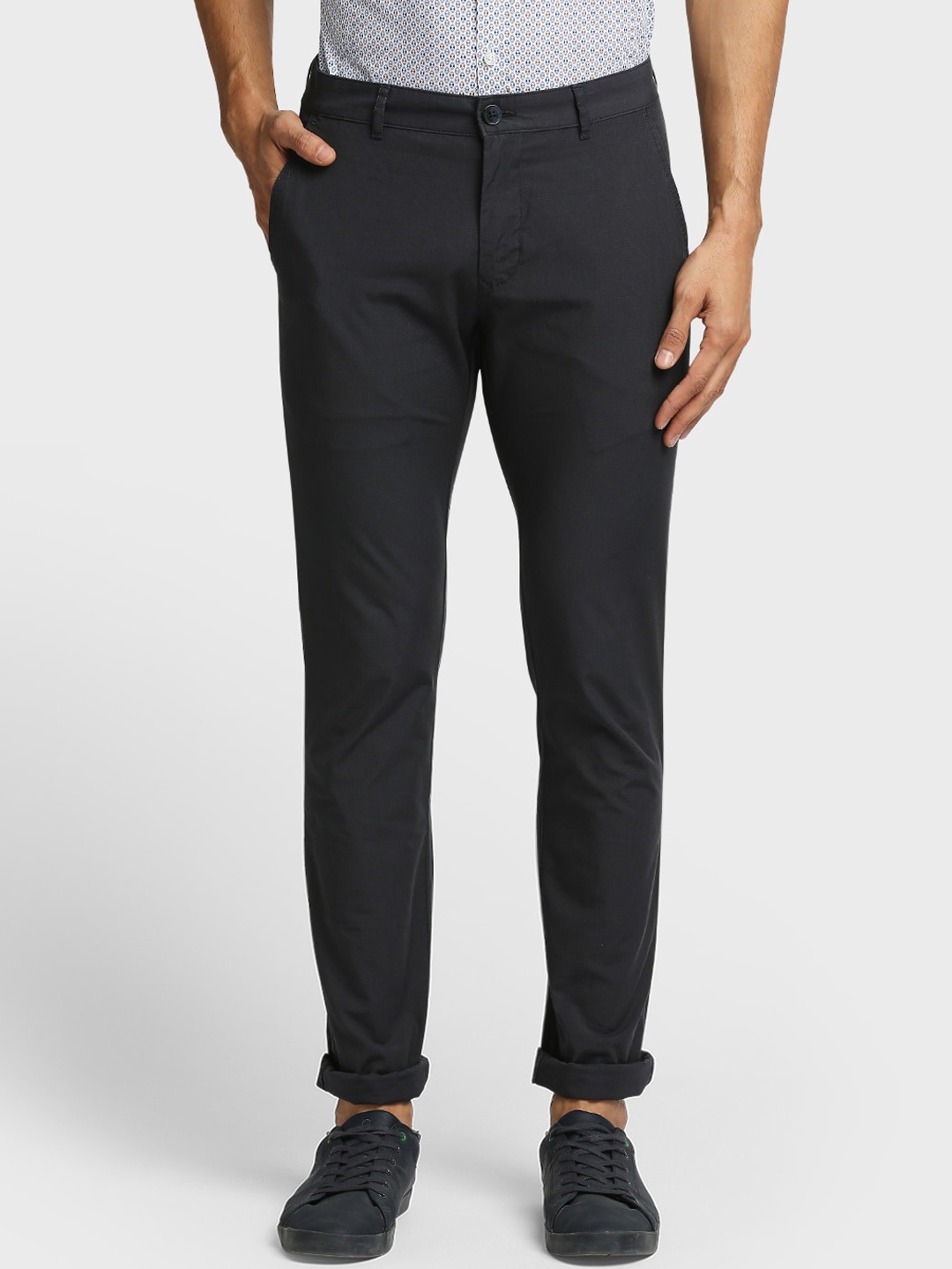 

ColorPlus Men Blue Chinos Trousers