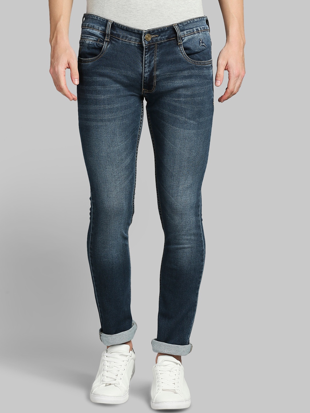 

Parx Men Blue Skinny Fit Light Fade Jeans