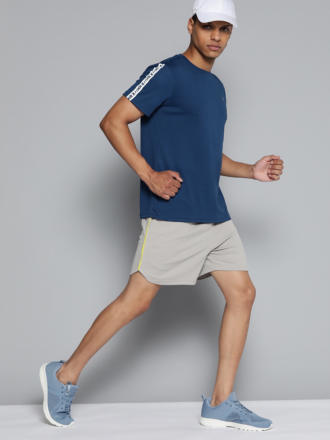 

HRX By Hrithik Roshan Running Rapid-Dry T-shirt, Navy blue