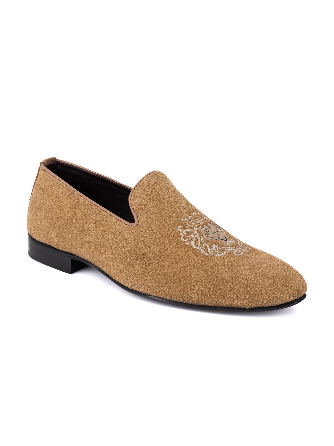 

LA BOTTE Men Brown Textured Suede Loafers