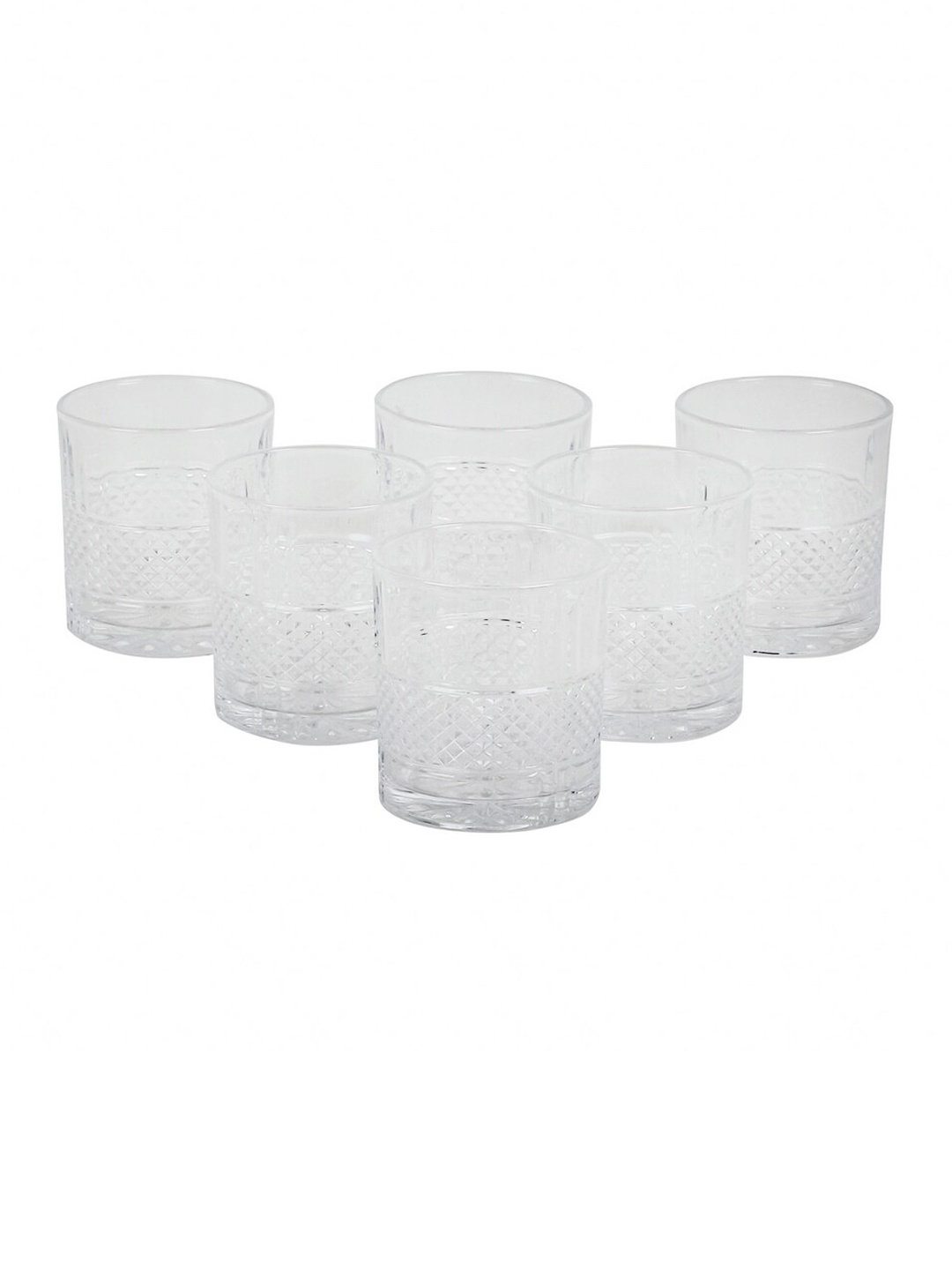 

ceradeco Set Of 6 Transparent Whisky Glass