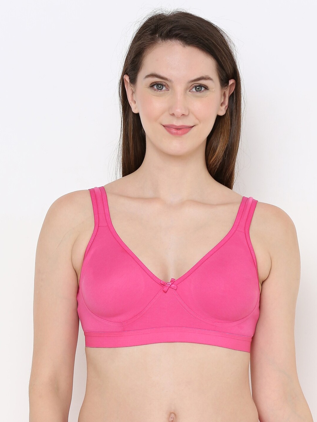 

Berrys Intimatess Double Layered Non-Wired Slip On Workout Bra, Pink