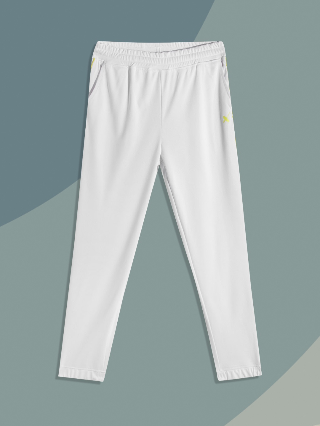 

HRX By Hrithik Roshan Active Boys Optic White Rapid-Dry Solid Track Pants