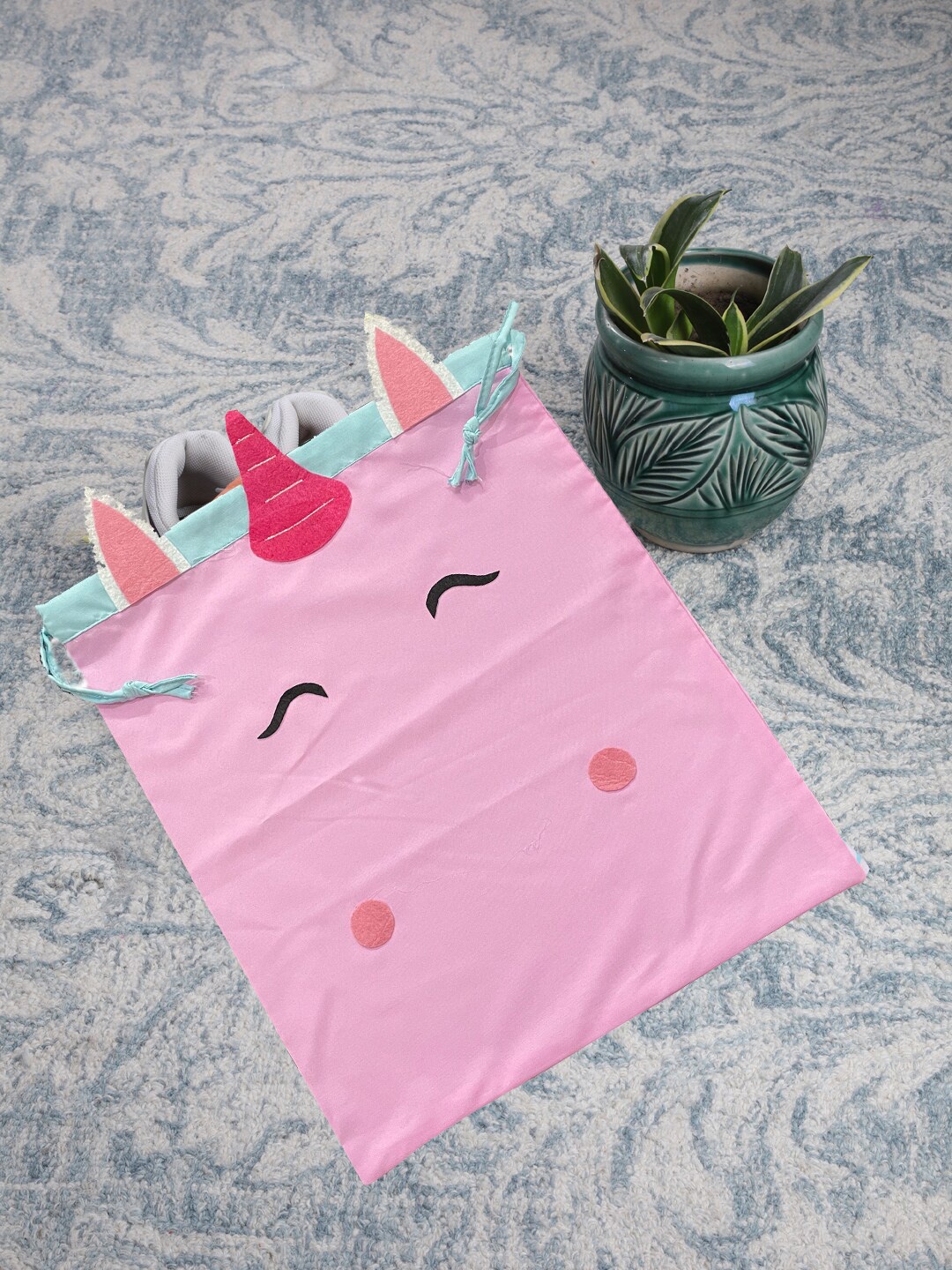 

Kids Clan Kids Pink Unicorn Printed Organisers