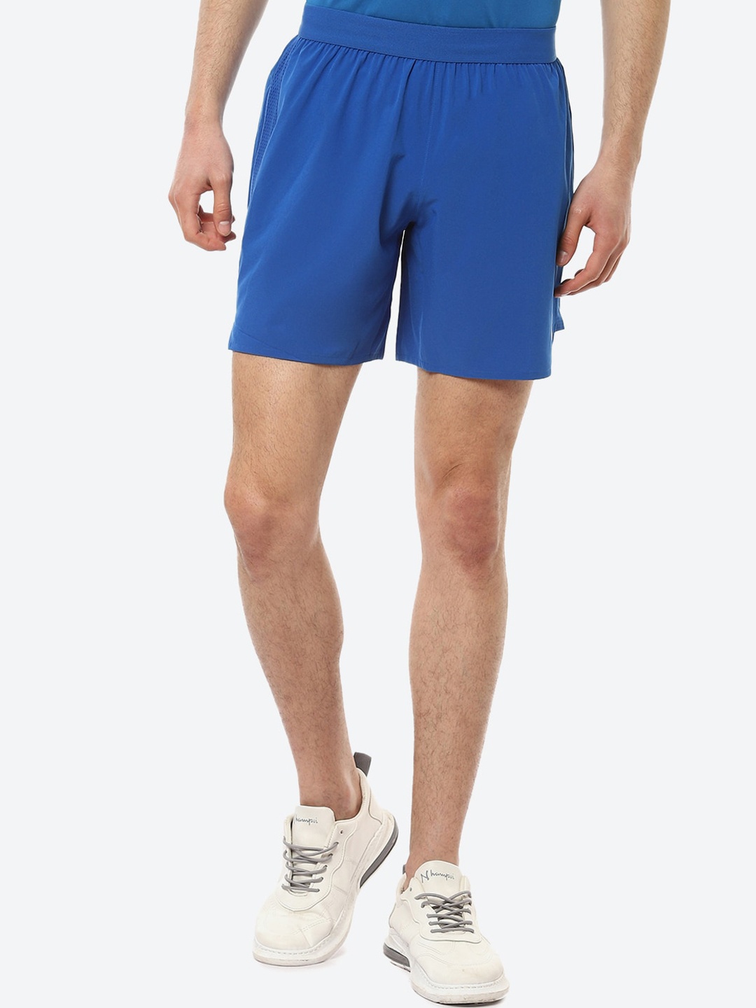 ASICS Men Blue ROAD 7IN Running Sports Shorts