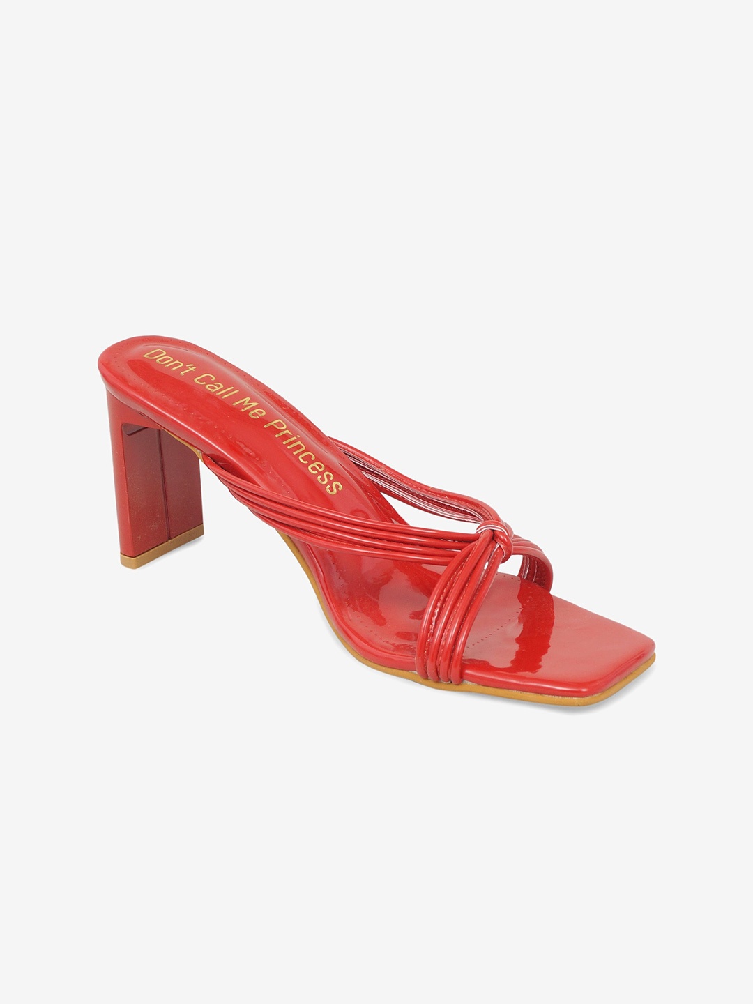 

Don't Call Me Princess Red Block Heels