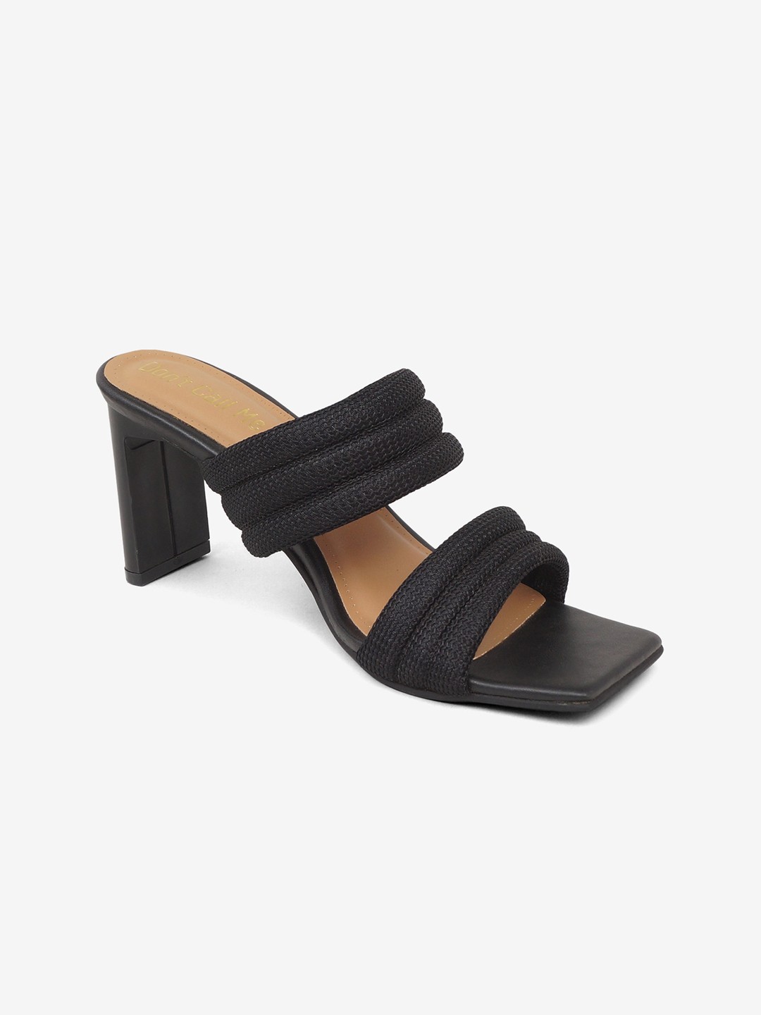 

Don't Call Me Princess Black Block Heels