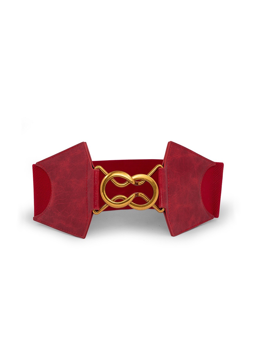 

BANGE Women Red Leather Belt