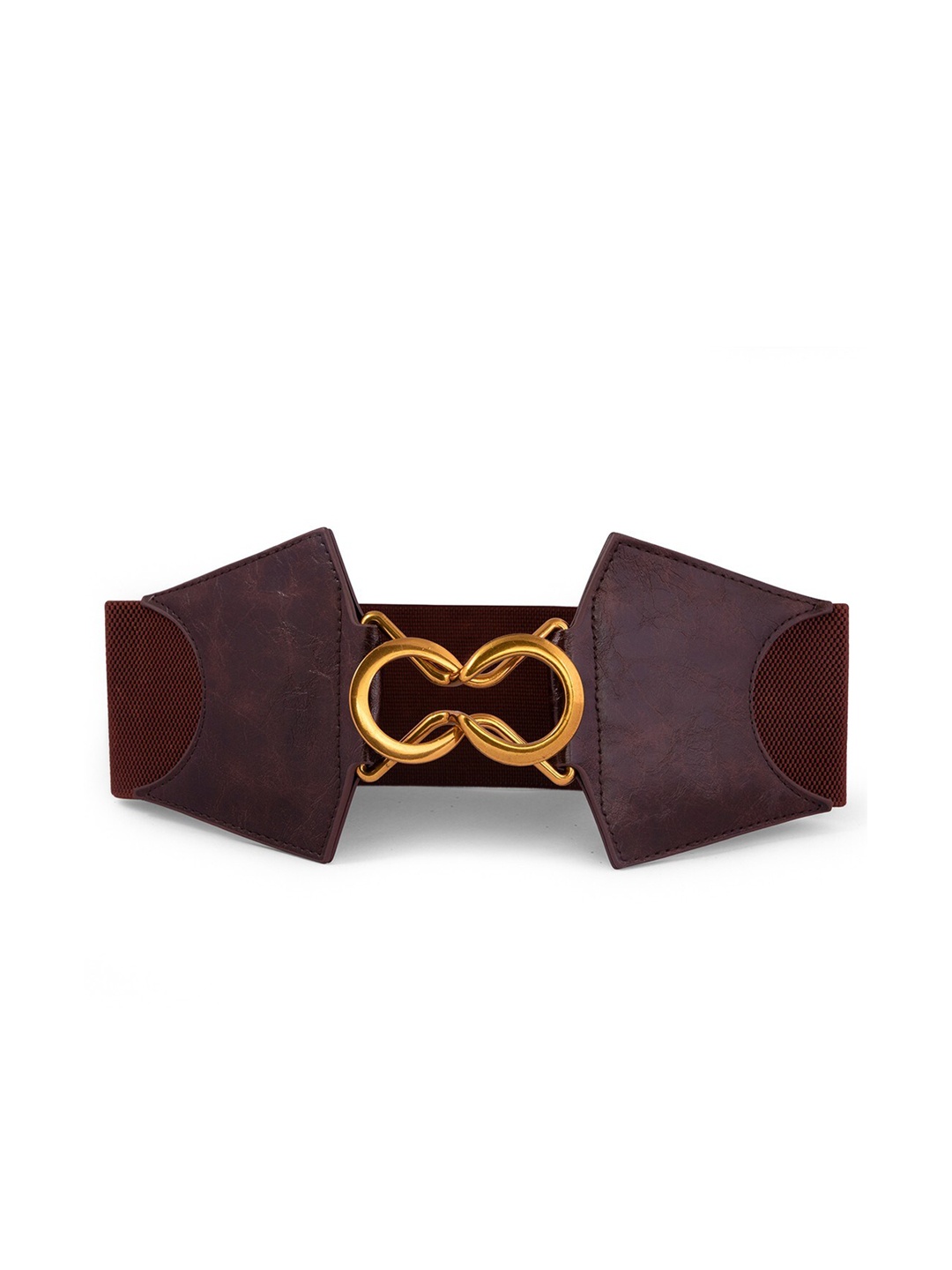 

BANGE Women Brown Elasticated Leather Belt