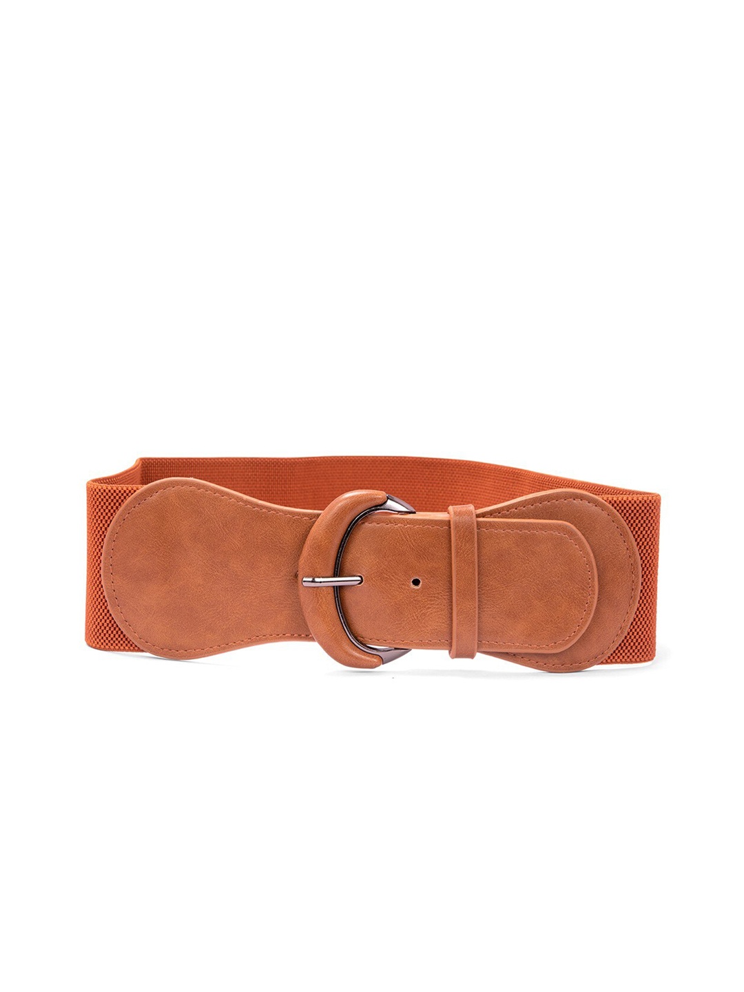 

BANGE Women Camel Brown Leather Belt