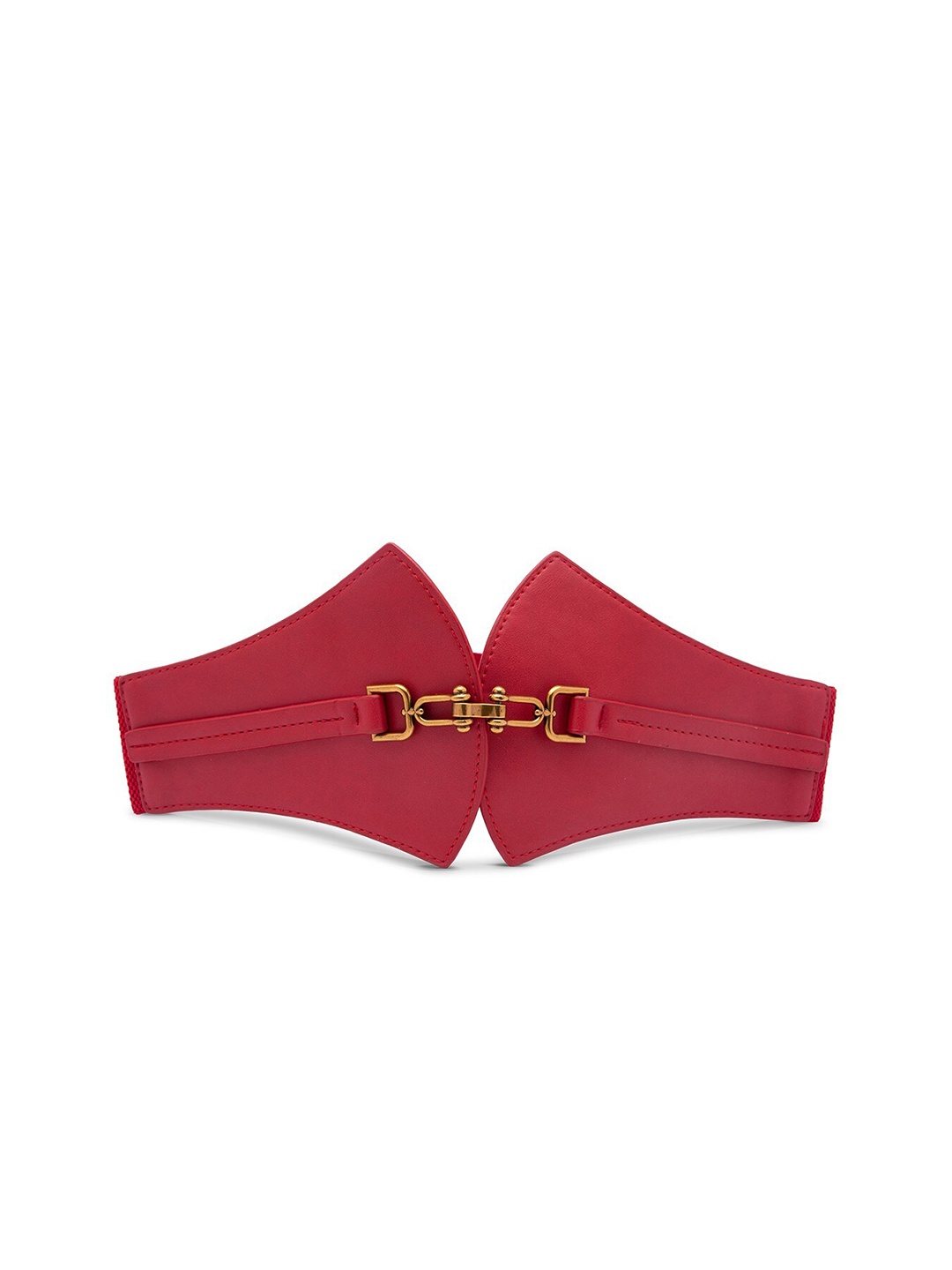 

BANGE Women Red Leather Belt