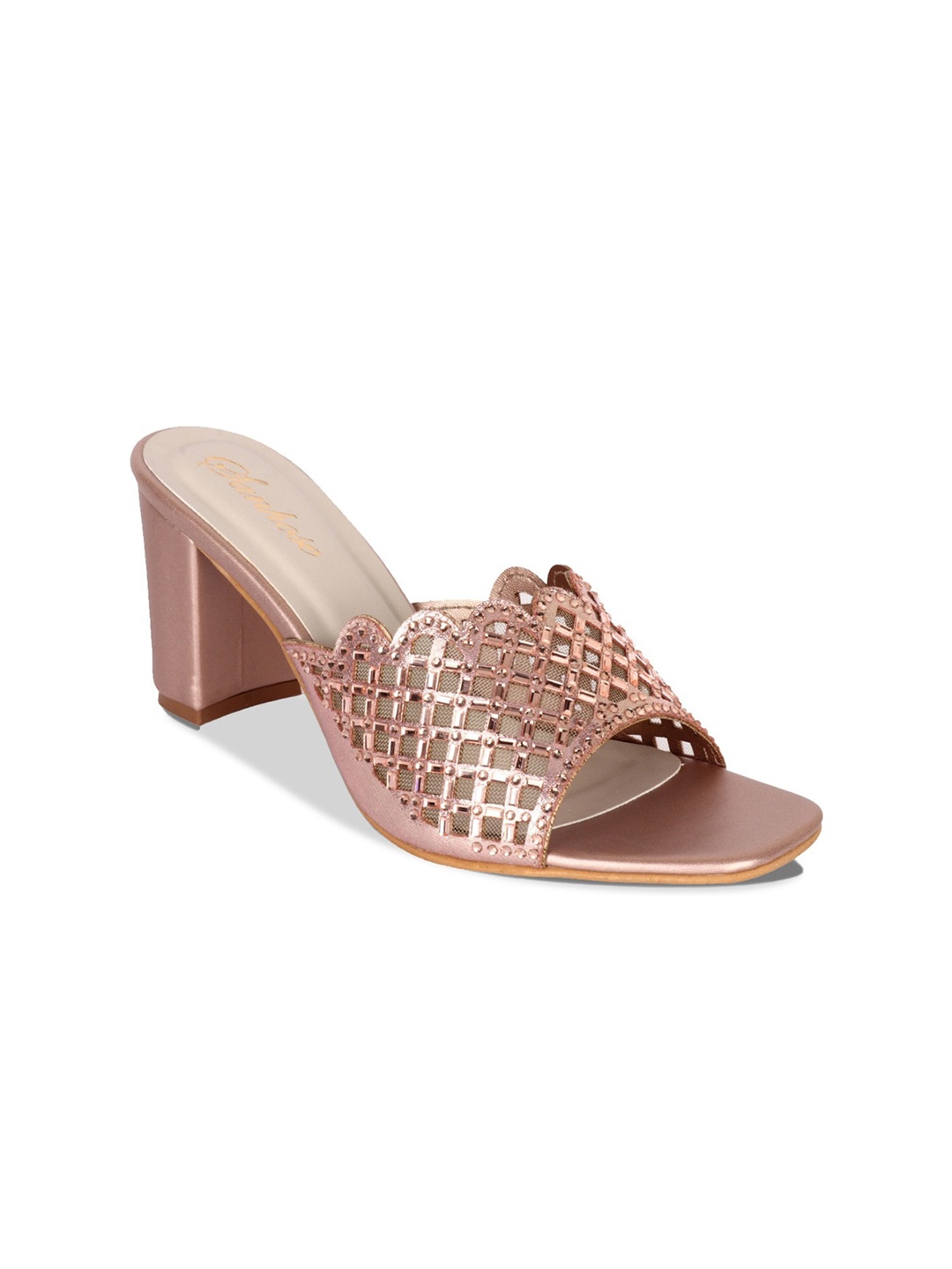 

Sanhose Rose Gold Party Block Heels