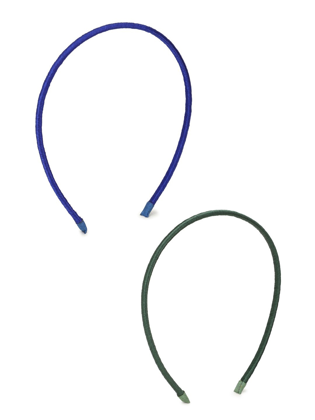 

FOREVER 21 Women Navy Blue & Green Set of 2 Hairband