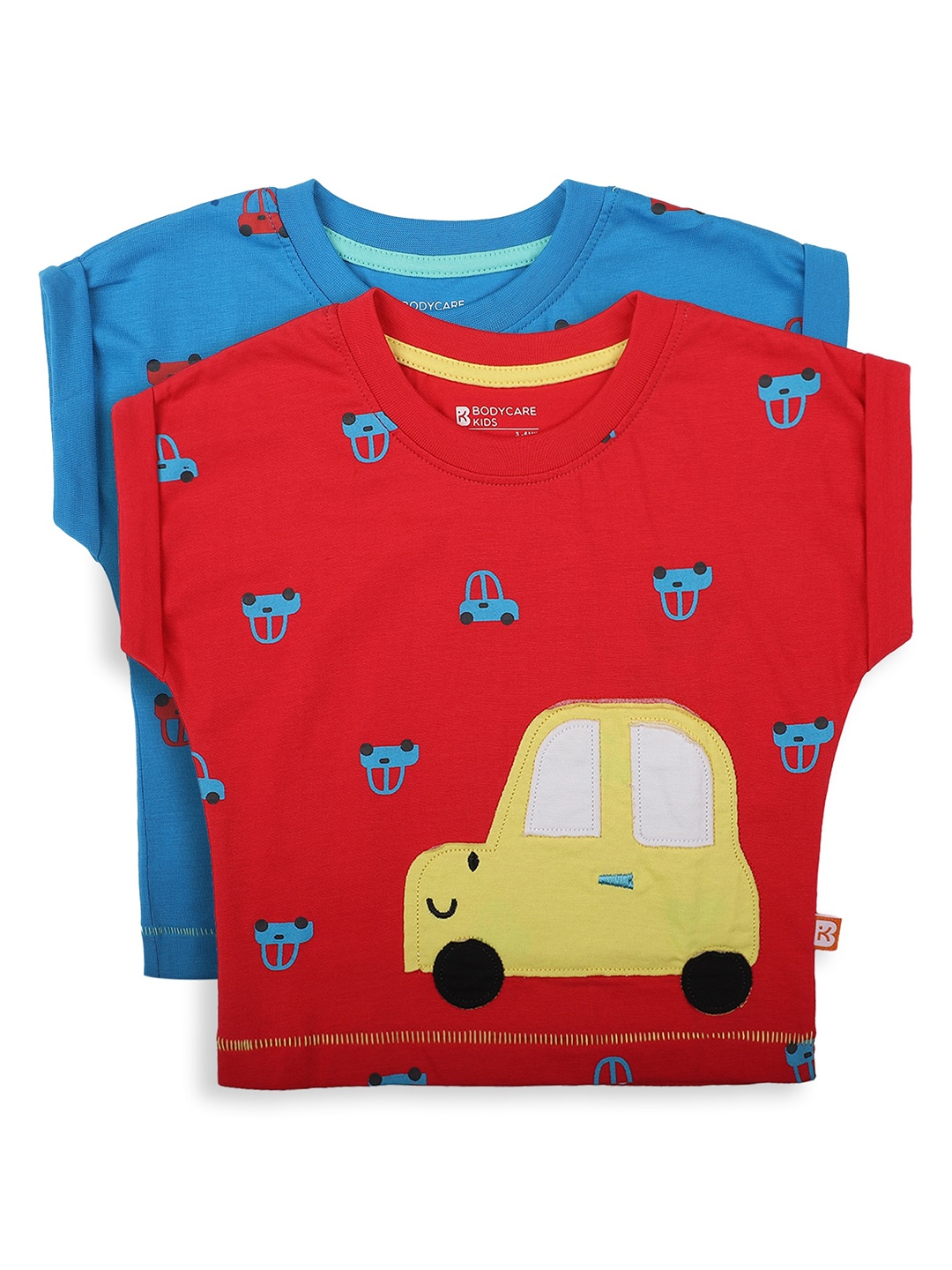 

Bodycare Kids Boys Assorted Set Of 2 Printed Cotton T-shirt