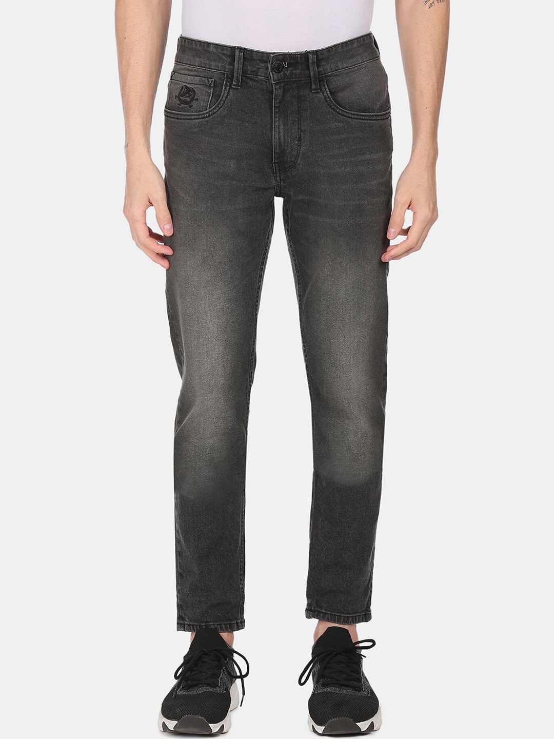 

U.S. Polo Assn. Denim Co. Denim Co. Men Black Skinny Fit Light Fade Jeans
