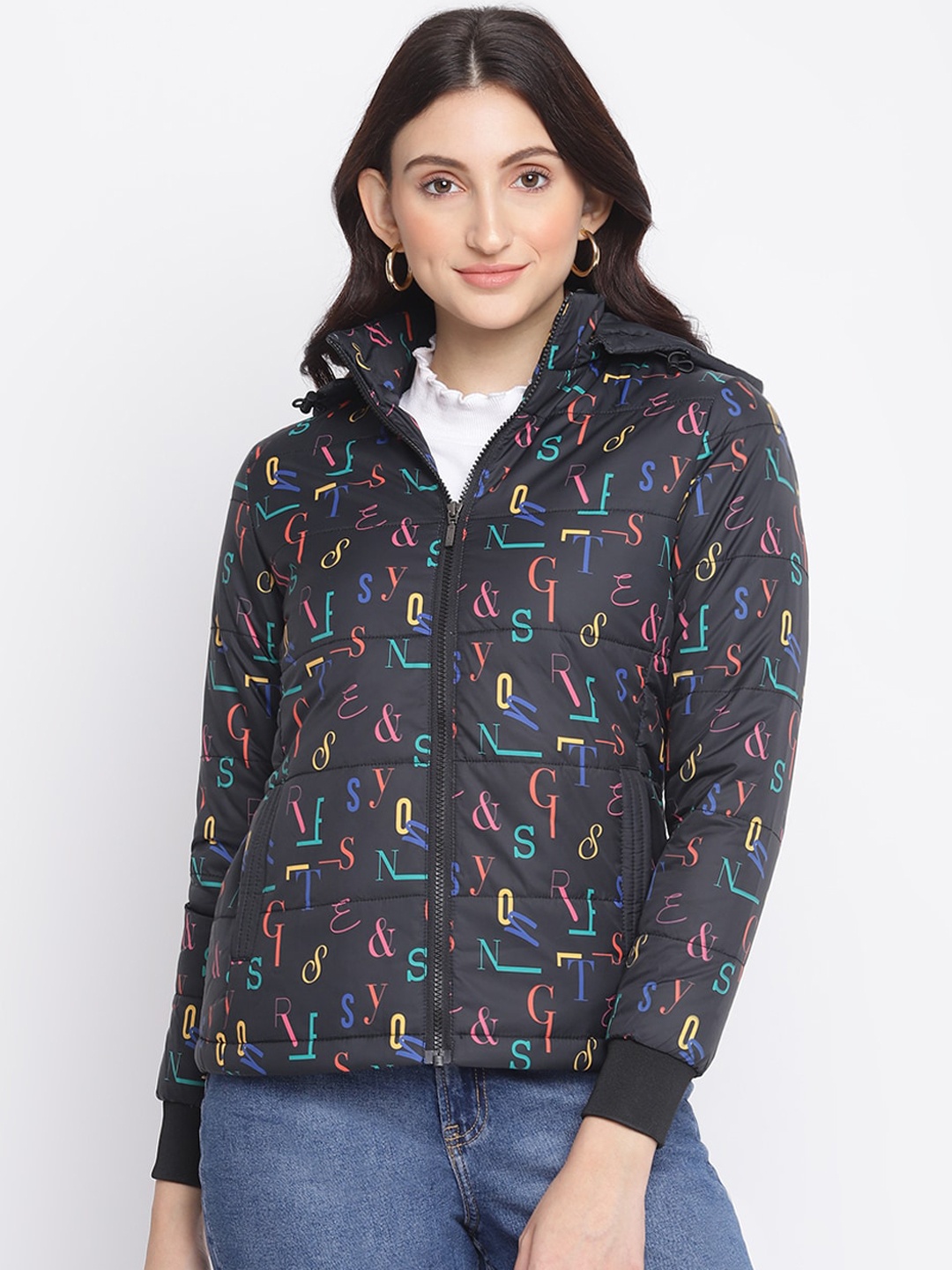 

SPYKAR Women Black Blue Tailored Jacket