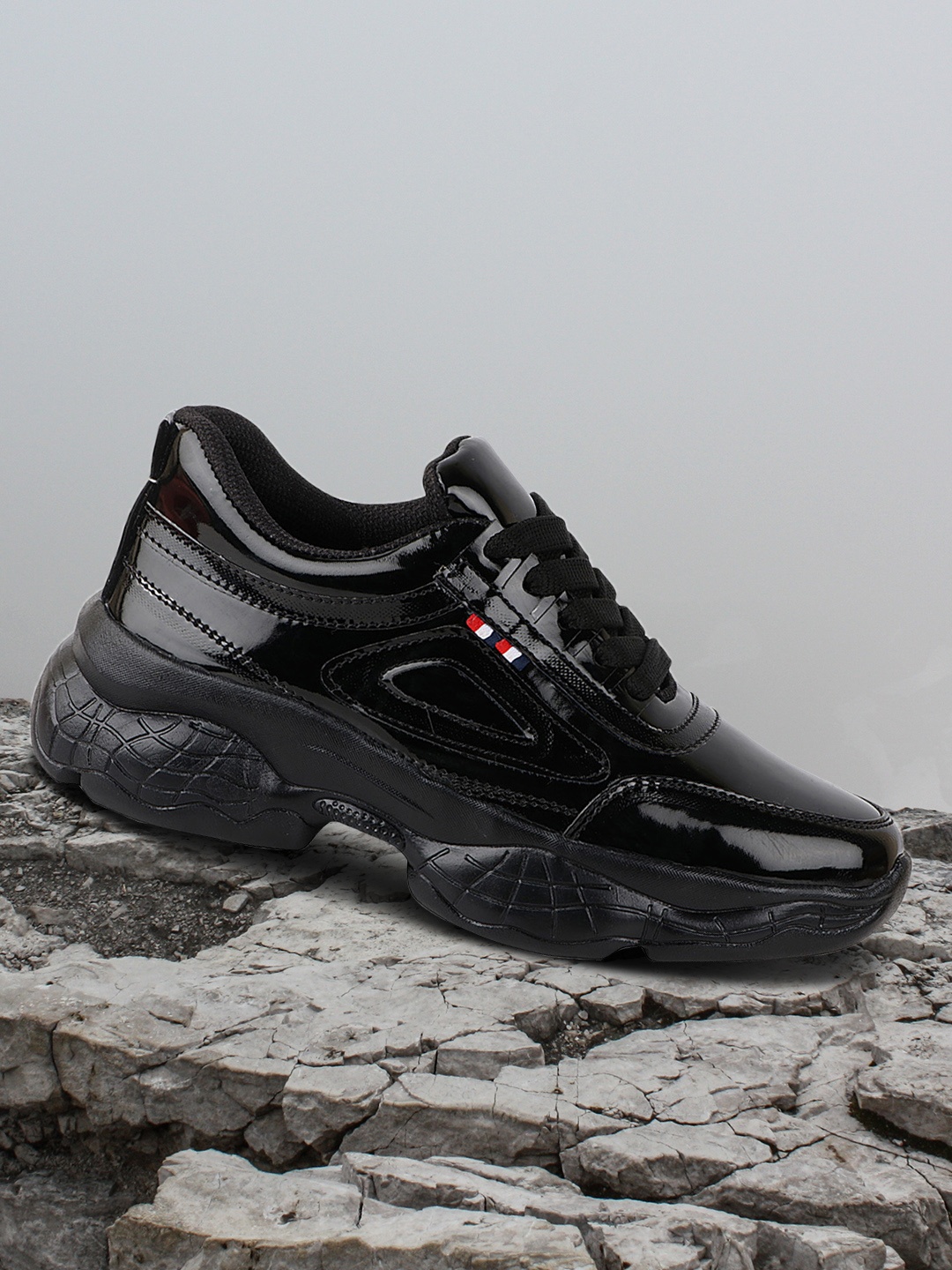 

Shoetopia Women Black Walking Non-Marking Shoes