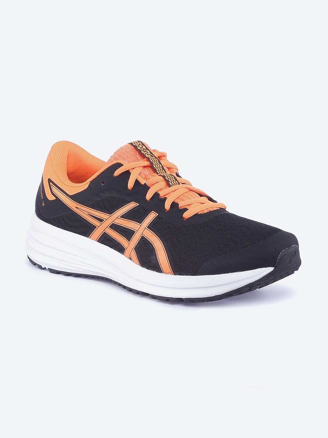 

ASICS Men Black & Orange Patriot 12 Running Sports Shoes