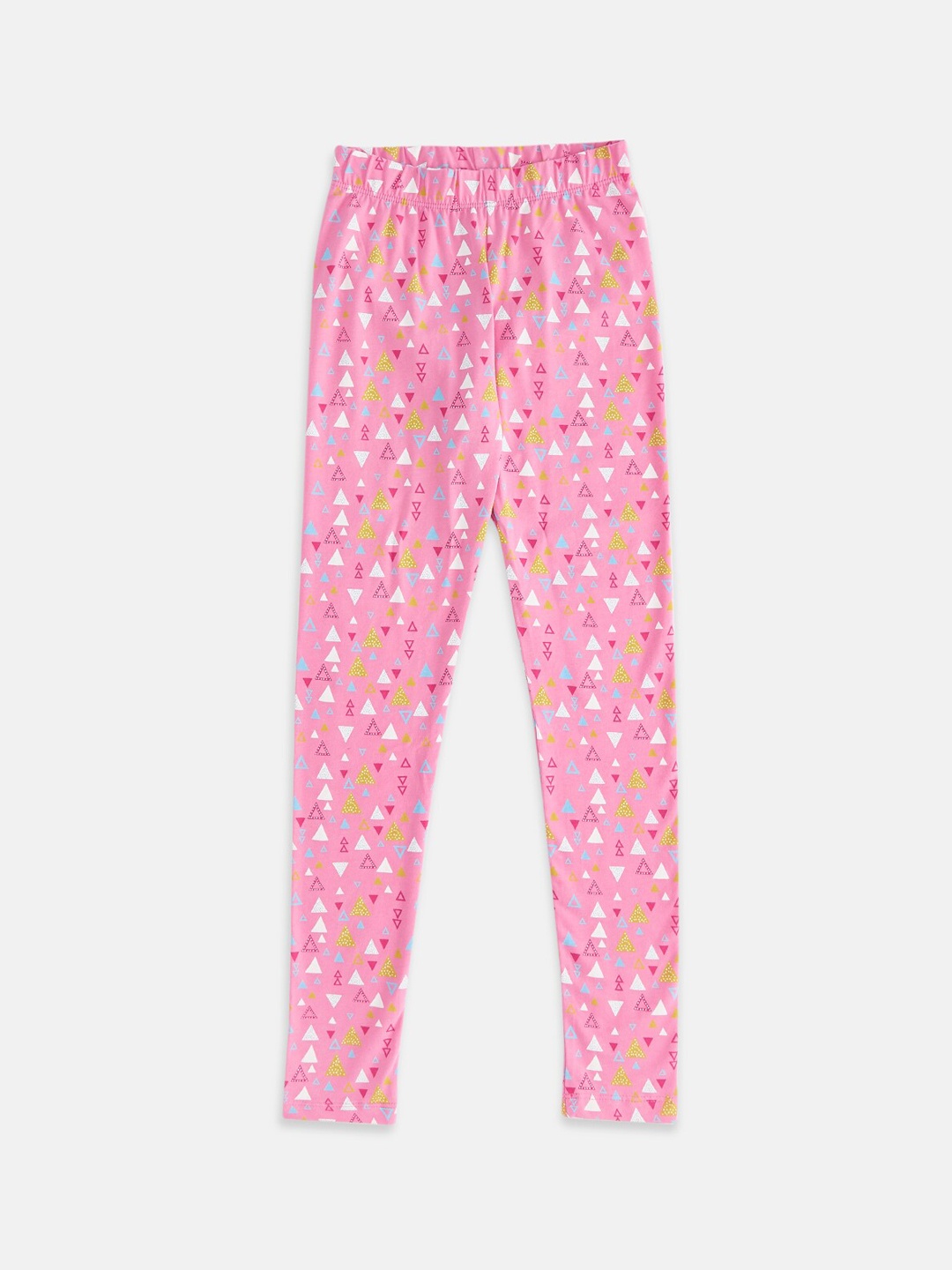 

Pantaloons Junior Girls Pink Printed Ankle-Length Leggings